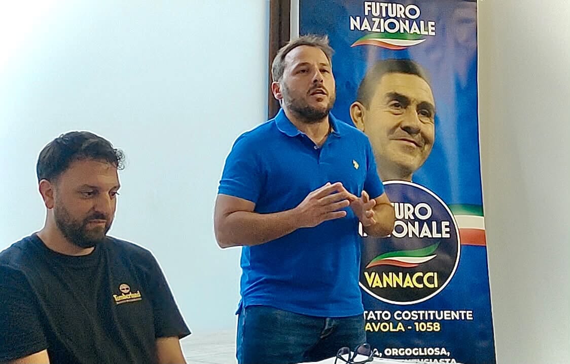 Giovanni Rametta durante un intervento pubblico